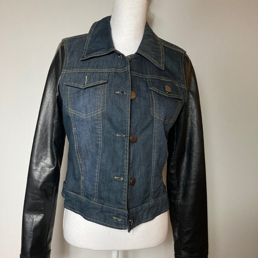 Therapy Faux/Jean Jacket